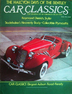 CAR CLASSICS 1976 JUNE Vol8 #3 -BENTLEY & PLYMOUTH Spcl